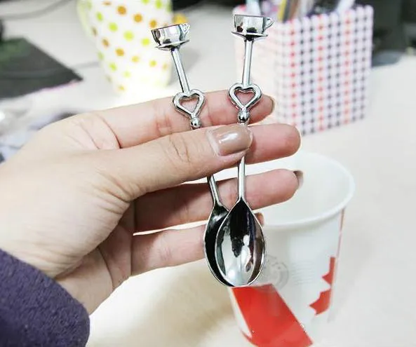 Wedding Favors Newup LOVE Drink Tea Coffee Spoon Bridal Shower Wedding Party Favor Gifts Box Stainless Steel Dinner Tablewa6343523