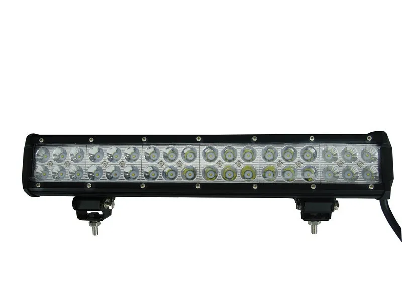 17 inç 108 W LED lightbar Offroad için 12 V 24 V Off road 4x4 SUV ATV Jeep Drivng Lamba Nokta Sel IP67 36 CREE LED Kamyon Çalışma Işıkları