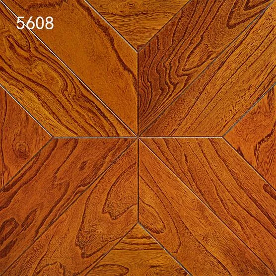 Elm Art Hardwood Assoalho Escuro Vermelho Vermelho Decoração Ferramenta Decorativa Flooring Wall Papel de Parede Papel de Parede Medalhão Inlay Home Engineered Tile Antique Effect