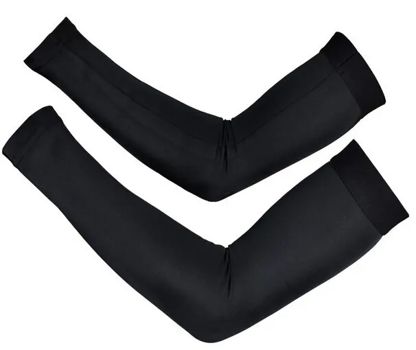 Solid Färg Arm Sleeve Enkel Stil Bike MTB Cykling Armvärmare UV Protection Cykel Riddeve Armwarmer Sleeves Riding