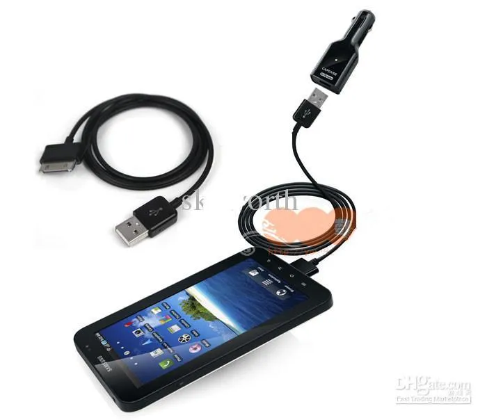 Câble de chargeur de synchronisation de données USB pour tablette Samsung Galaxy Tab Tab 2 P7510 P5100 P3100
