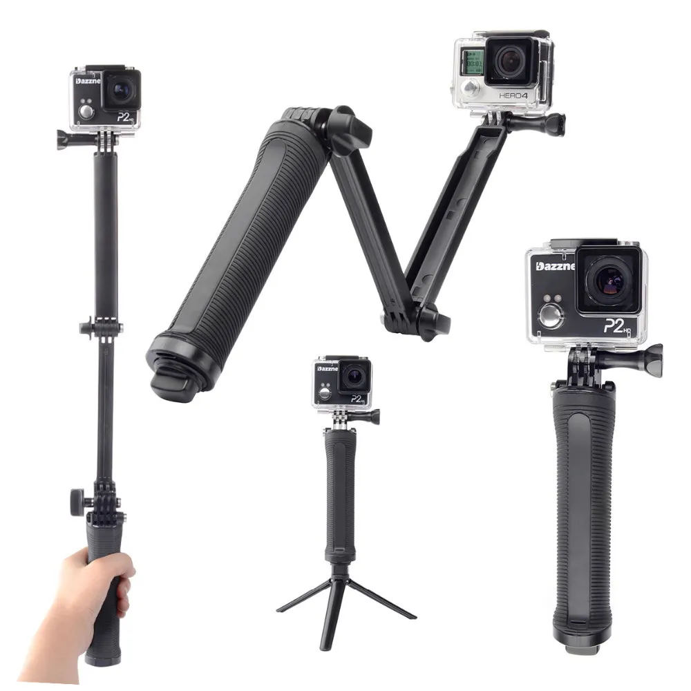 Sbony 3 Way Grip Arm Tripod Mounts For Gopro Hd Hero 2 3 3 4 From Mick Tan 36 18 Dhgate Com