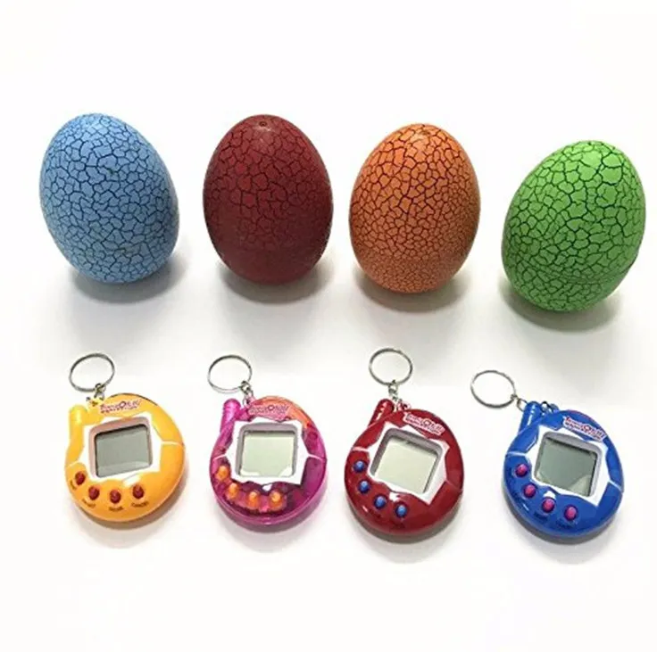 Tamagotchi Tumbler Toy Perfetto bambini Regalo di compleanno Dinosaur Egg Animali virtuali su un portachiavi Digital Pet Electronic Game Natale