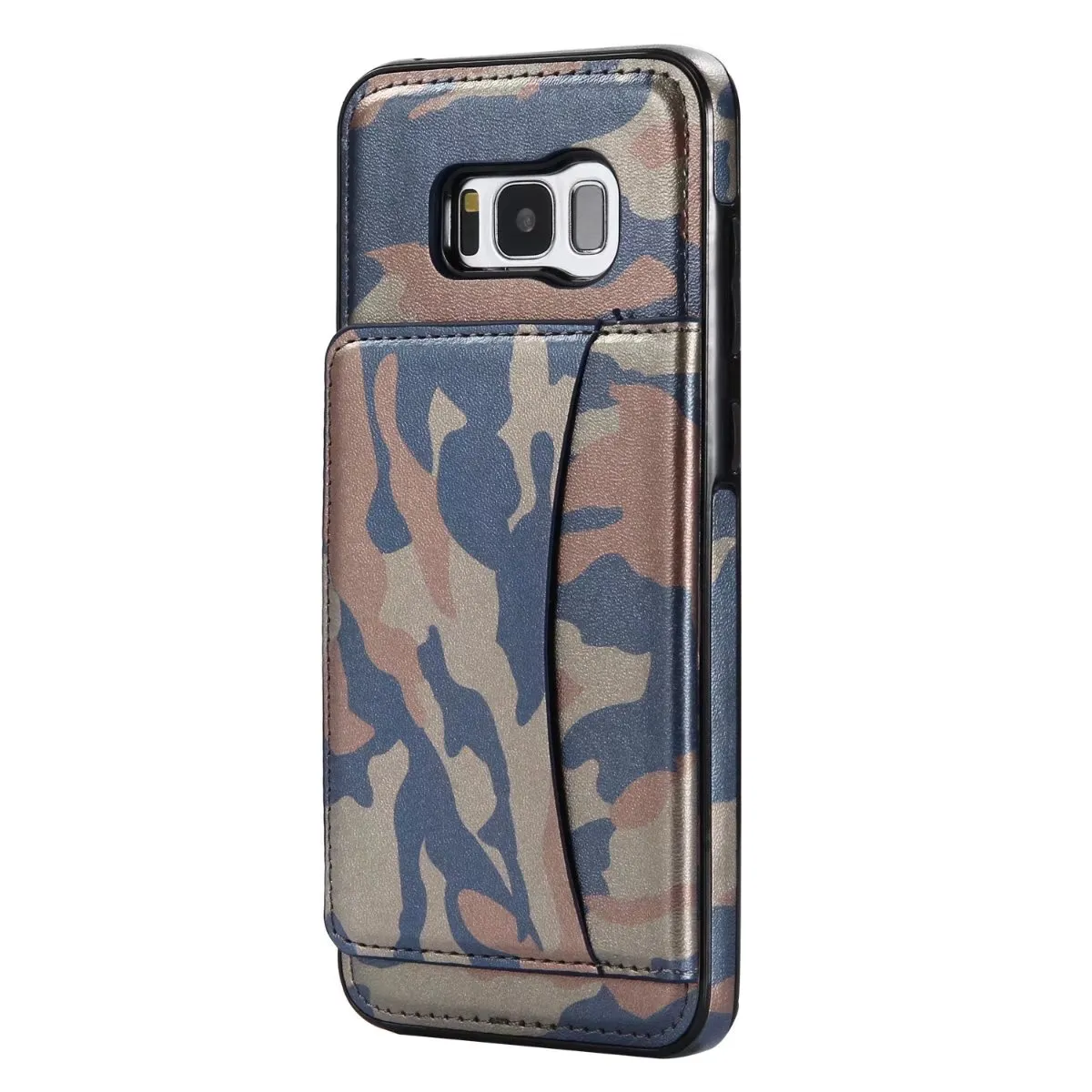 Etui portefeuille Samsung Galaxy S8 S8 Plus s7 s7 bord armée couverture Camouflage motif béquille cuir téléphone sac étui pour Samsung J5 J7