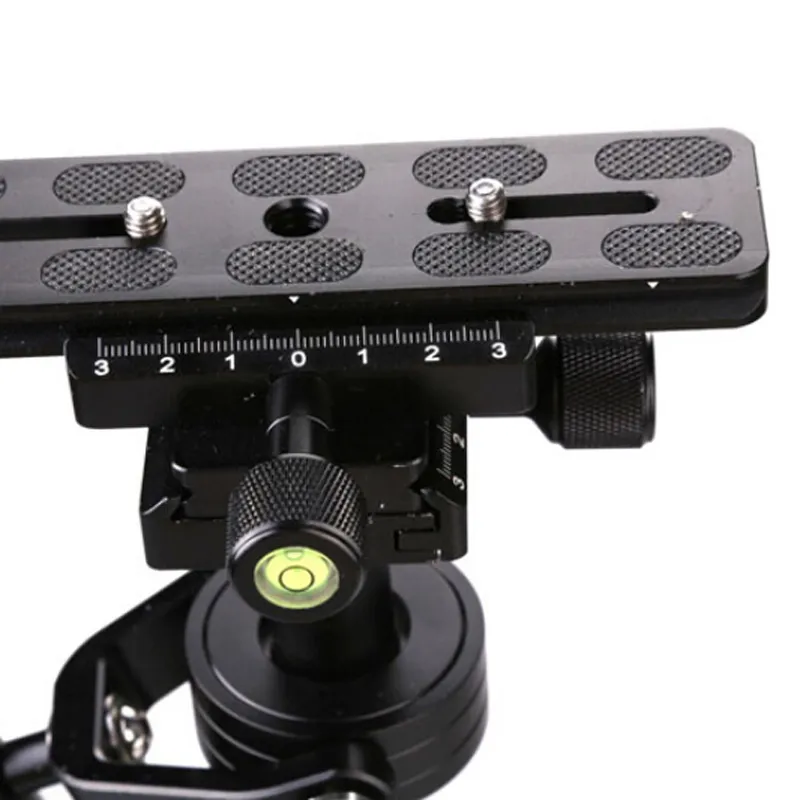 Mini bärbar handhållen aluminiumstabilisator S-60 60cm för videokamera DV-videokamera DSLR Canon Nikon