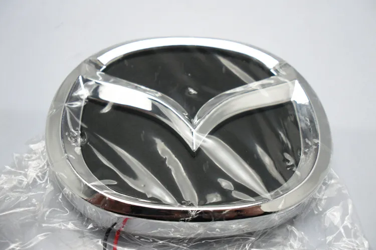 4D 로고 자동차 조명 장식 램프가있는 LED 조명 MAZDA 용 자동차 스티커 배지 2 / 3 / CX7 / mazda8 12.0cm * 9.55cm 무료 배송