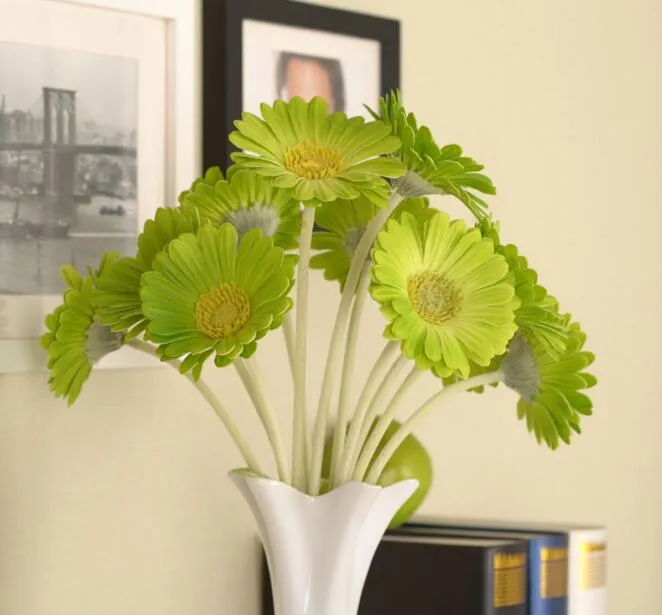 Artificiel PU Sunflower pour mariage Home Bridal Bouquet Decoration 4 Couleur pour choisir