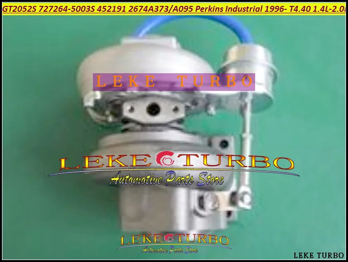 الجملة الجديدة GT2052S 727264-5003S 452191-0003 2674A095 2674A373 Turbo Turbocharger for Perkins Industrial 1996- T4.40 1.4L-2.0L