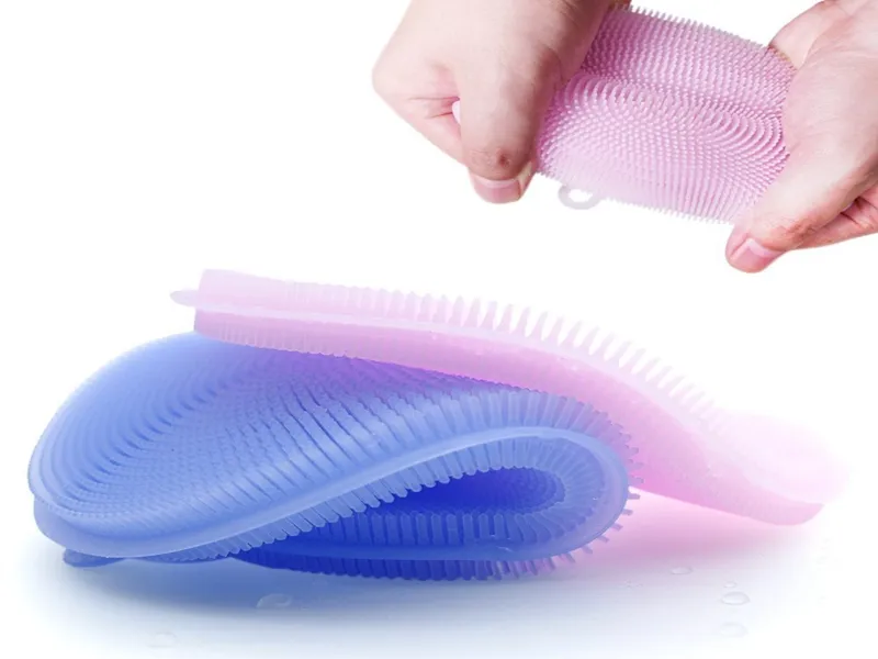 Magic Silicone Dish Bowl Cleaning Brushes Scouring Pad Pot Pan clean Wash Brushes Cleaning Brushes