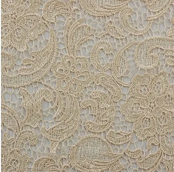 Nouveaux matériaux Water Soluble 3D African Lace Venise 2019 Tissu de haute qualité Robe de soirée Jupe Bride de mariée Ar7264492