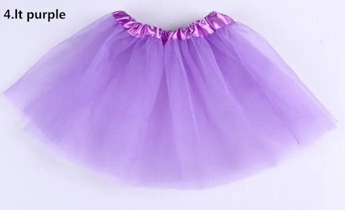 Top Quality candy color kids tutus skirt dance dresses soft tutu dress ballet skirt 3layers children pettiskirt clothes .
