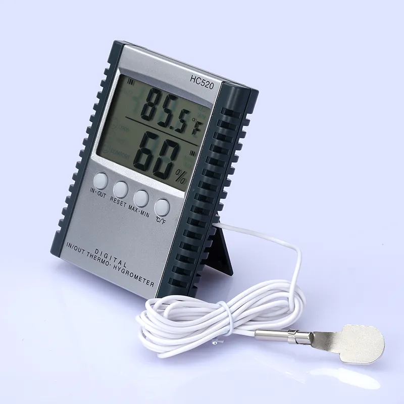 Digital Thermometer Hygrometer Temperature & Humidity Meter for indoor & outdoor LCD display HC520 in retail package 