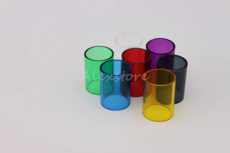 Subtank Mini Pyrex Glass Tube Replacement Colorful Replacable Changeable Caps for Kanger Kangertech Sub tank Mini RBA Atomizer Free