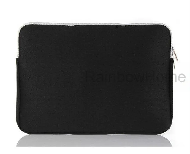 Slim Laptop Protective Case dragkedja påsar ärmspåse handväska för MacBook Air Pro Retina 12 13 15 tum förvaringsresor Hållbara