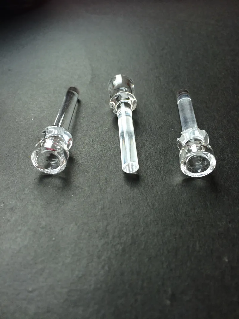 Newest quartz glass nail 10mm 14mm 19mm Domeless gong quartz glass tobacco pipe fittings nail nails without nail quartz dome free