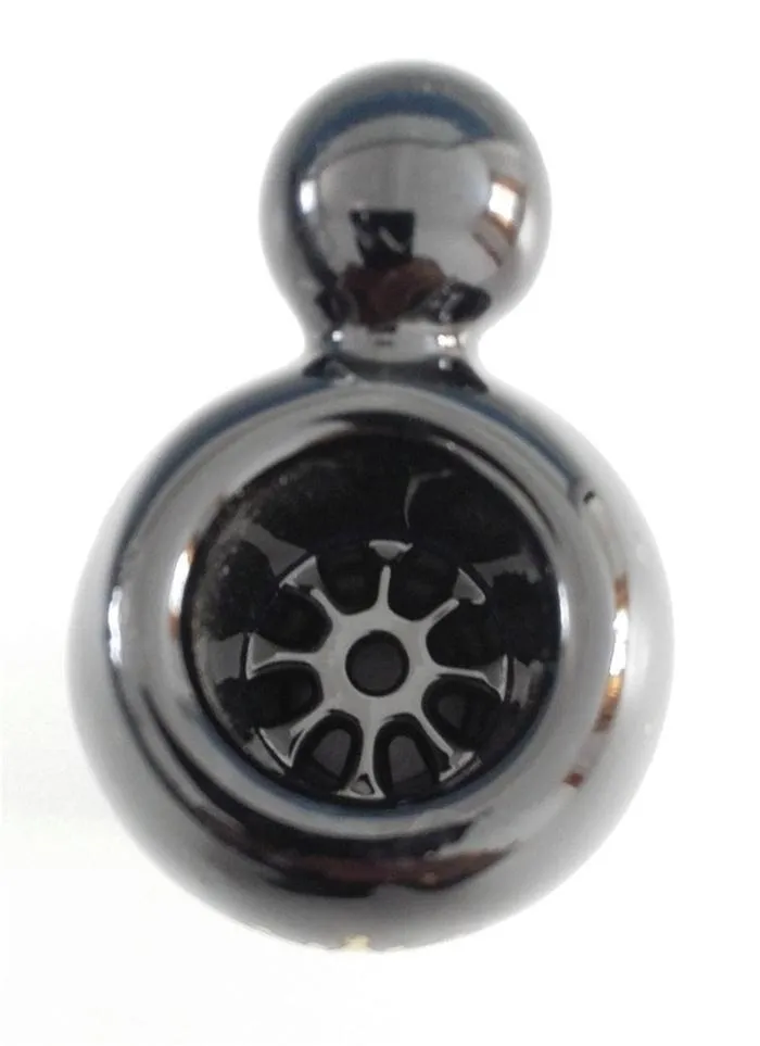 en gros haute qualité 14mm 19mm femelle et mâle bols conjoints pour les conduites d'eau en verre et bongs fumant des bols de verre violet bols de couleur noire