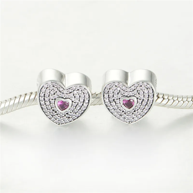 Adatto a Pandora New 925 Sterling Silver Beads Key Lock Charms fai da te Fshion Charms gioielli stile europeo Bracciali277b