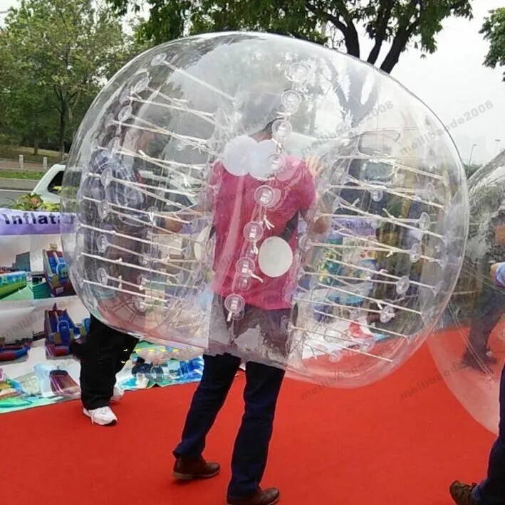 NUOVA palla paraurti gonfiabile giocare a calcio corpo Zorb Palla paraurti gonfiabile colpire entrambi i giocattoli da piscina l'intrattenimento sportivo 1 m 12 m 15 m 1986152