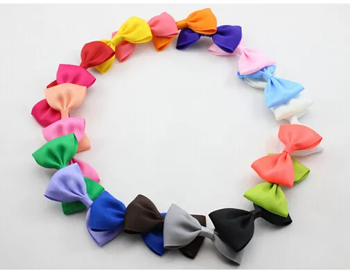 7cm*4cm mini Ribbon Hair Bow with Clip for Girl and Woman Hair Accessories Boutique Ribbon Bows Clip Hairpins for Kid 