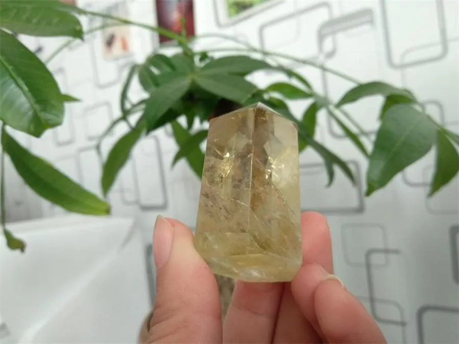 Grosses soldes! Baguette en cristal de quartz Citrine naturelle Cristaux de guérison Pierres naturelles et minéraux comme cadeau de Noël Livraison gratuite