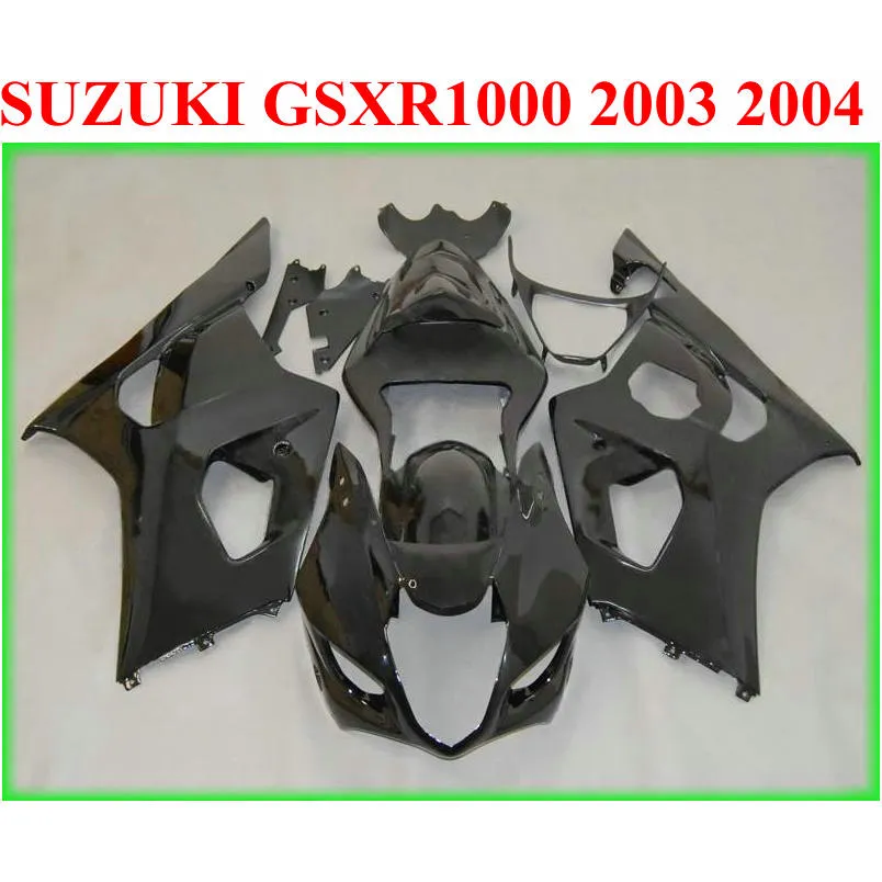 7 подарков ABS обтекатель комплект для SUZUKI 2003 2004 GSX-R1000 K3 K4 обтекатели GSXR1000 03 04 все глянцевый черный послепродажного набор CQ74