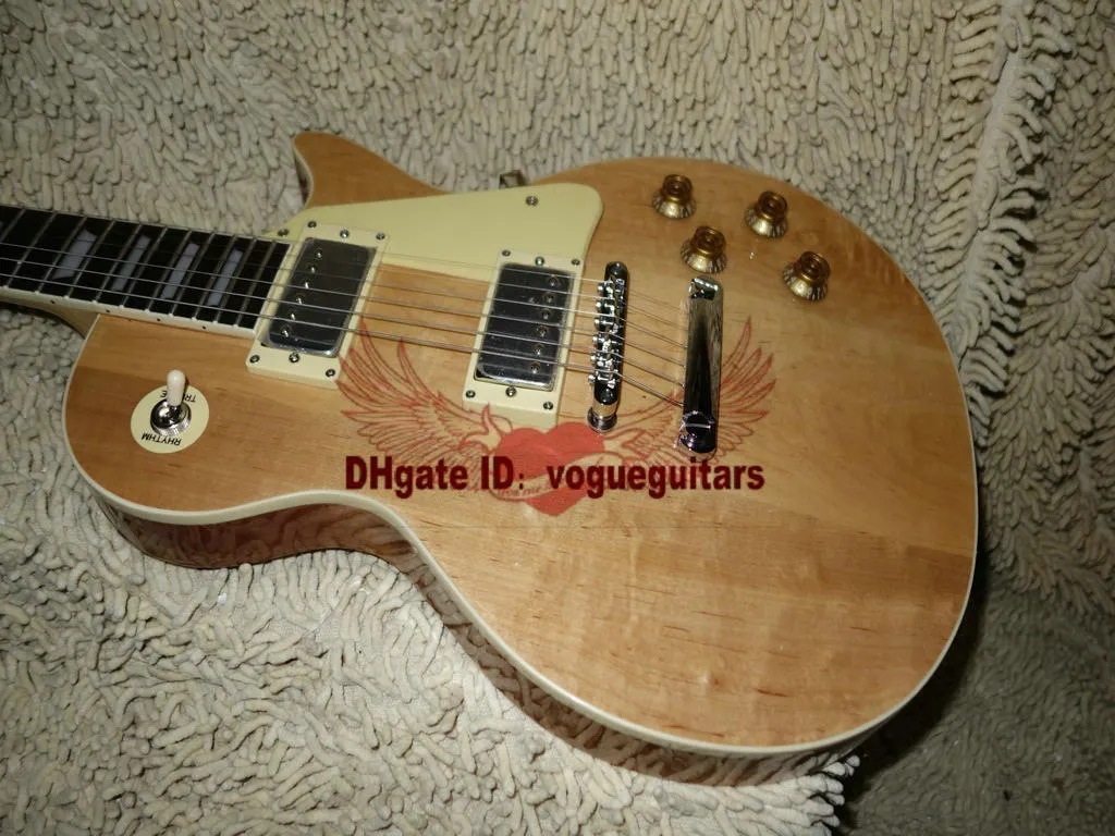 Новое прибытие Custom Guitar Natural Color Электрогитара One Piece Neck Whole Guitars 4498726