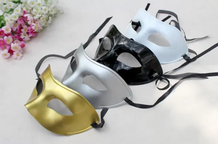 Moda uomo donna maschera Hallowmas mascherata veneziana giorno di Natale mezza maschera da ballo maschera da matrimonio