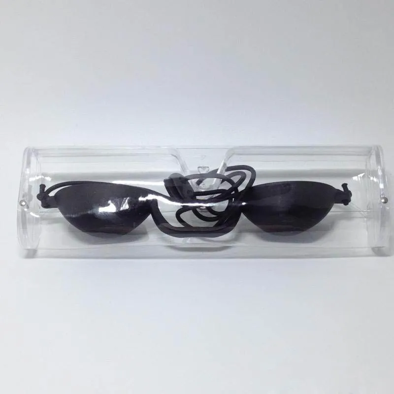 Tamax Beauty EG001 lumière serrée opaque noir UV protection des yeux lunettes de bronzage lunettes IPL LASER machine PDT salon utilisation expédition DHL