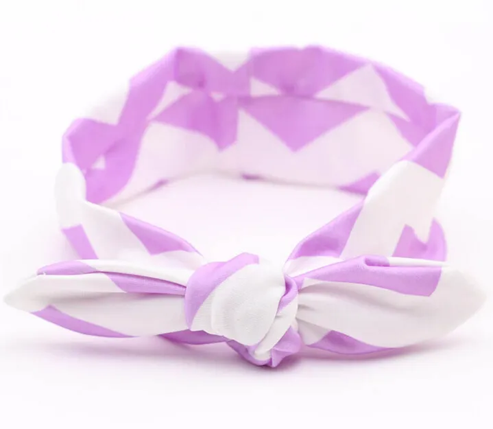 Baby meisjes chevron hoofdband headwrap fashion haarbanden gratis verzending