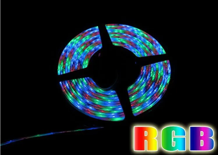 5M 5050 3528 5630 LED-remsor Ljus Varm Vit Röd Grön Blå RGB Flexibel 5M Rull 300 LED-lampor 12V Utomhusband Vattentät belysning