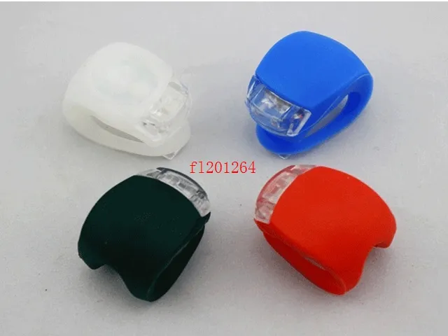 2 LED Bicycle Light Lamp Silicone Rear Back Light Wheel Waterproof Safety Bike 2LED Light,