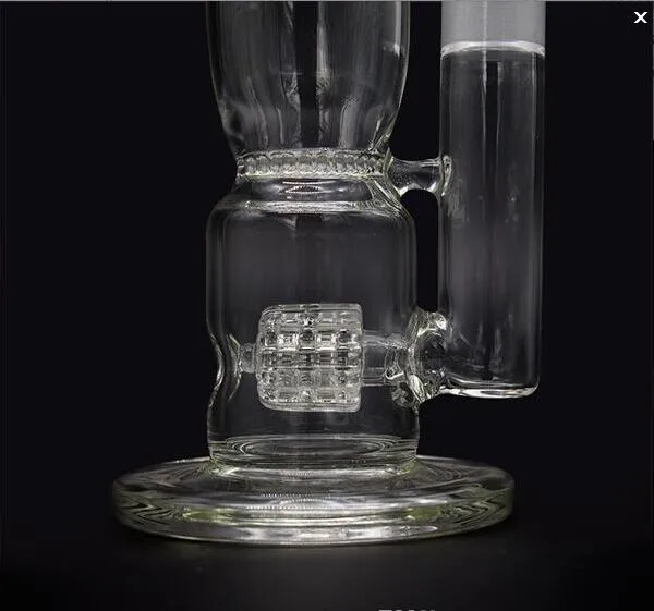 Bidification Bong Fabrication Tuyau d'eau en verre Selliing chaude avec style pneu et Diffuseur de verre de verre de nid d'abeille Percolateur 18,8 mm de bangs en verre