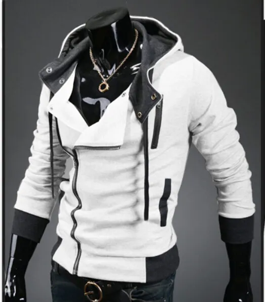 dorp SPEDIZIONE Nuovo Assassin's Creed 3 Desmond Miles Felpa con cappuccio Top Coat Jacket Cosplay, stile assassini creed Giacca con cappuccio in pile, @dds