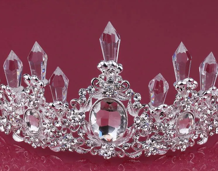 Свадебные аксессуары Tiaras Серьги аксессуары свадебные украшения наборы дешевые моды в стиле невесты платье для волос HK825730459