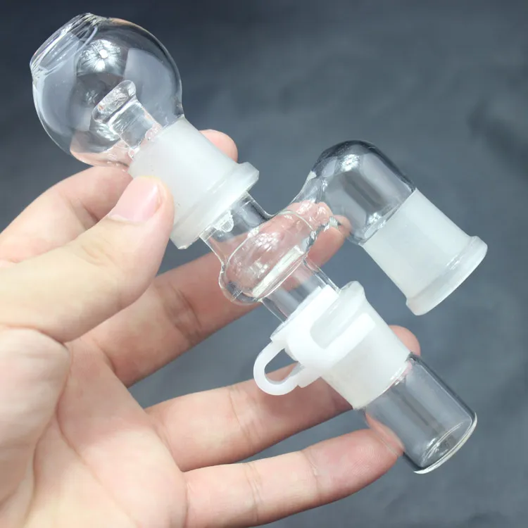 Weiblicher Reclaimer-Catcher-Adapter für Wasserpfeifen, mit Glaskuppel-Glasnagel und Glas-Keck-Clip