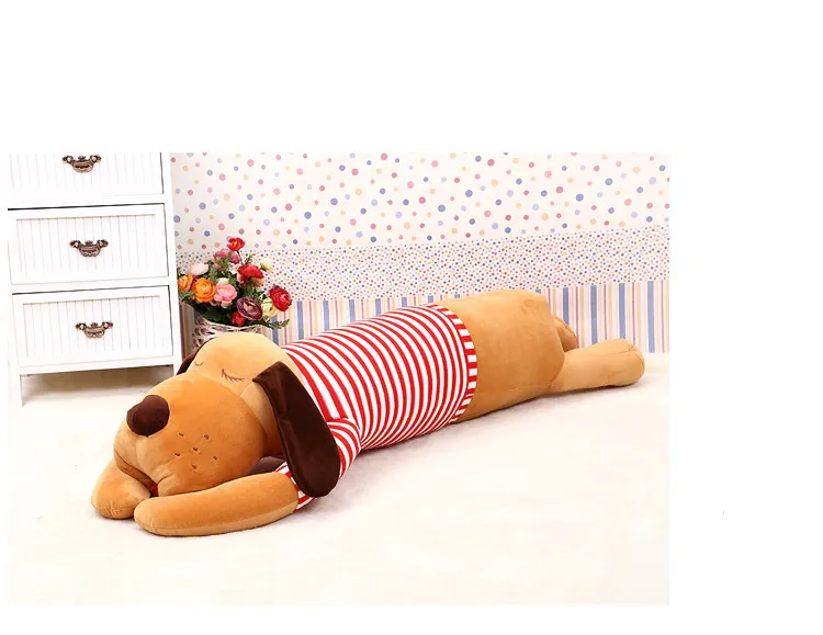 Belle dessin animé chien en peluche de chien en peluche jouet chien Boresh oreiller 3 couleurs super grande taille pour la collecte de cadeaux4746913