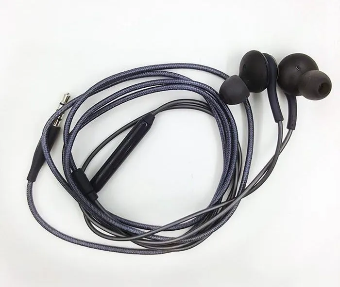 S8 In-Ear Stereo 휴대 전화 이어폰 마이크 볼륨 제어 저음 소음 분리 이어 버드가 Samsung Galaxy S9