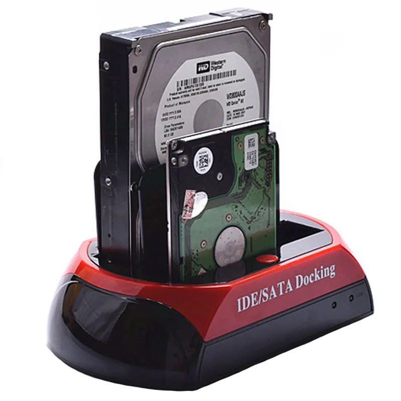 2.5 "3.5" 2 SATA 1 IDE HDD Hard Disk Drive doppia Docking Station USB HUB Reader Enclosure HDD Esterno Spedizione Gratuita