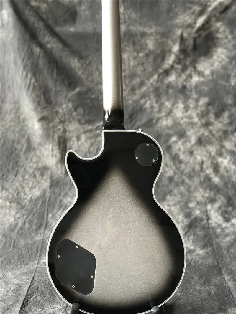 Nouvelle arrivée Custom Shop Silverburst guitare électrique, guitare Silver Burst de haute qualité, spectacles de photos réelles, toutes les couleurs sont disponibles