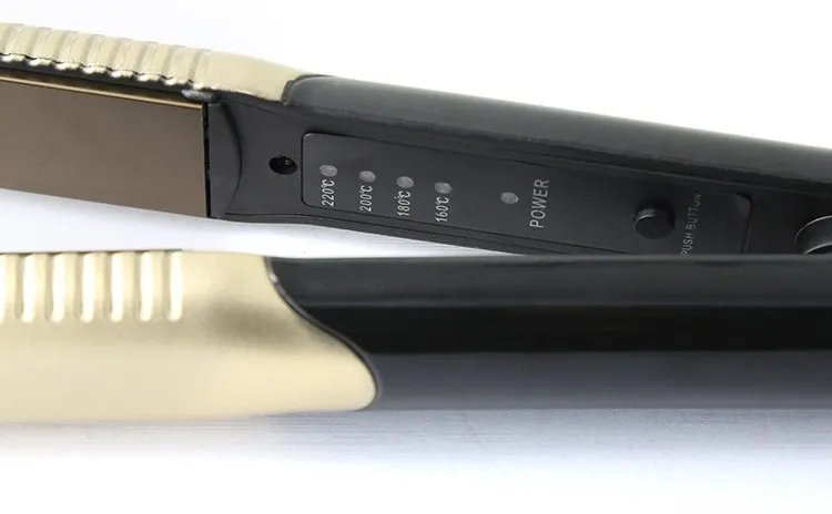 DROP Kemei 327 Neue Haarglätter Professionelle Haarstyling Tragbare Keramik Haarglätter Eisen Styling Tools220E