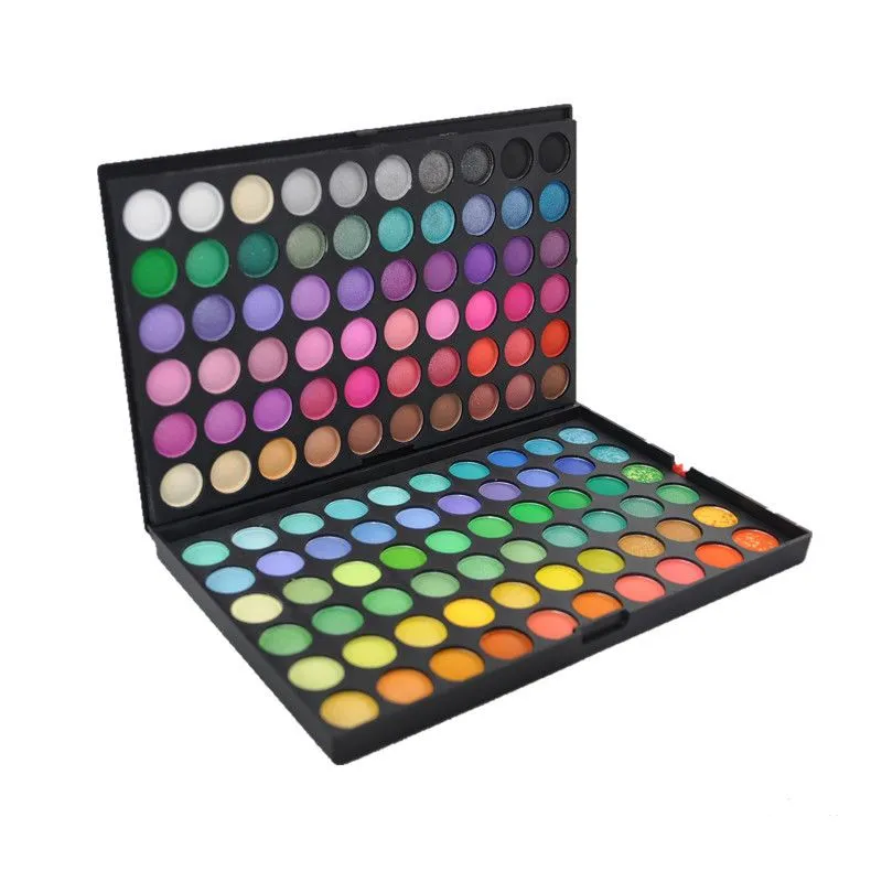 Partihandel er / Professionell 120 Färger Ögonskugga Eye Shadow Blusher Palette Pulver Makeup Kosmetiska Mode Kit EMS / DHL Gratis Ship