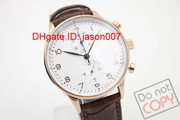 Hot Sale Mens Watch New Style Golden Case Quartz Working Chrono Top Sport Chronograph VK Movement Watches Men Watches