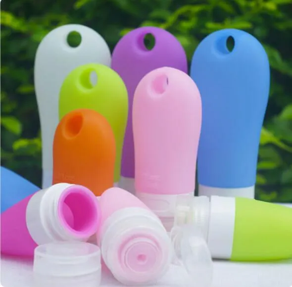 10 pièces bouteille cosmétique portable silicone voyage sous-bouteille bouteilles de lotion en gros jetable