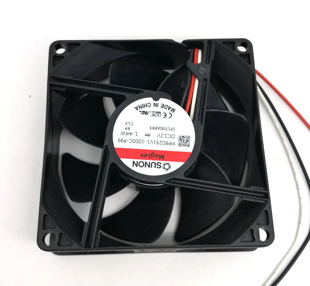 Ny original Sunon MF80251V1-1000C-F99 12V 1.44W 80*80*25mm 8cm Alarm Signal Projector Cooling Fan