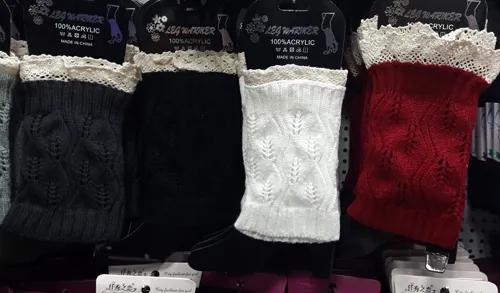 2015 Lace knitted booty Gaiters Boot Cuffs Leg Warmers Ballet Dance Boot stocking burn out Boot Covers Fashion #3705