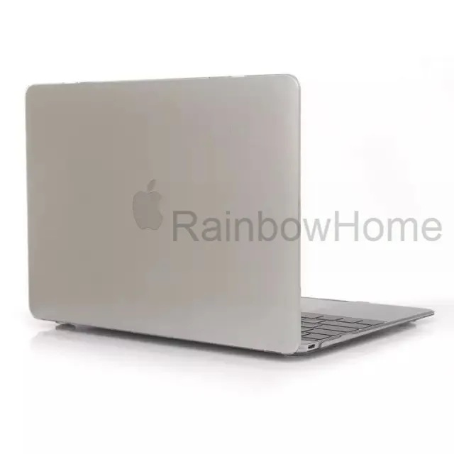 غطاء خلفي بلاستيكي بلاستيكي واضح لـ MacBook Air Pro Retina 12 13.3 15.4 16