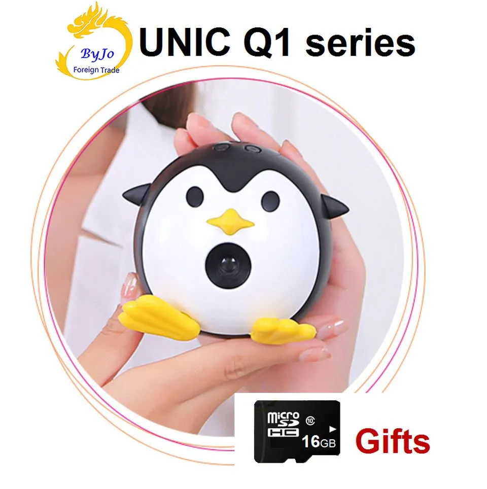 UNIC Q1 serie Q1 + wifi Mini Mobiele Projector Handheld Micro DLP Home Theater Proyector Voeg 16G micro sd-kaart gift