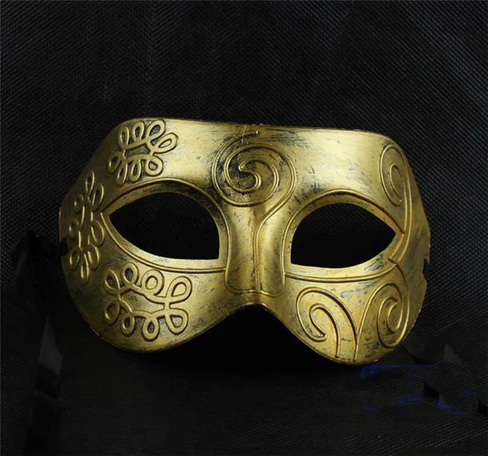 Costume Party Mask Mens Retro Greco Roman Gladiator Masquerade Masks ...