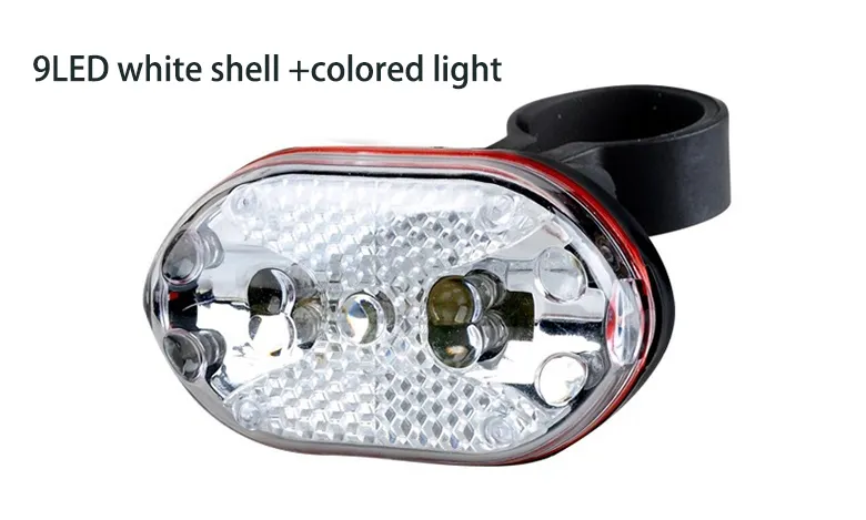 バイクライト3 LED 5LED 9LED BIKEテールライトランプLEDサイクリング自転車テールライトバイクハンドルバーバックバックライト