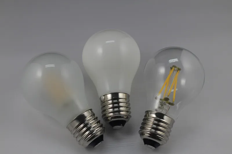 A60 LED żarówka 6W 8W LED E27 Global Clear Filament żarówki Lampa E27 / E14 / B22 110 V 220V